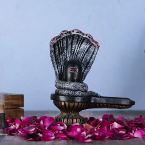 Shivlinga for Home Decorative Showpiece Black