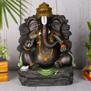 Large Ganesh Idol on Singhasan