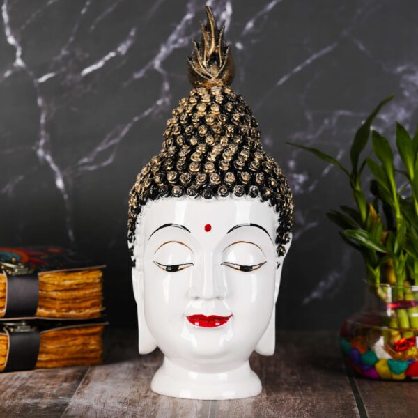 Home & DCOR Buddha Head Face Showpiece