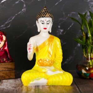 Buddha Statues with Diya in Hand