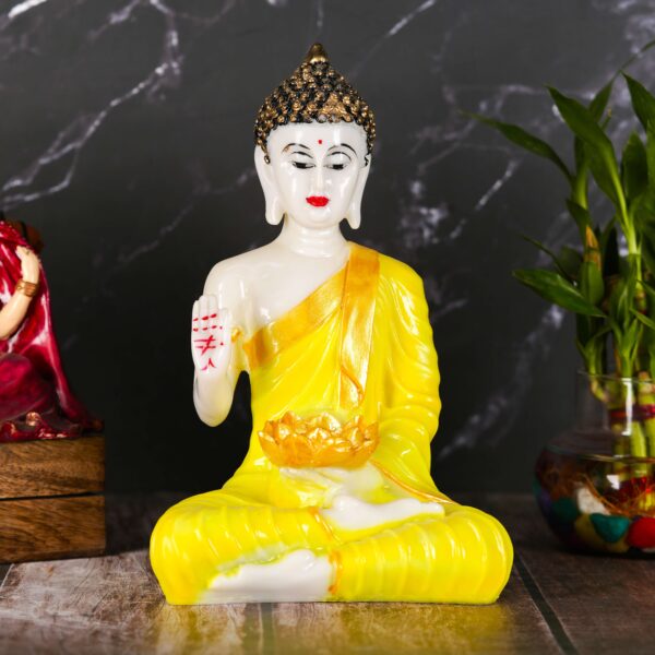 Buddha Statues with Diya in Hand
