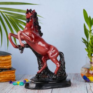 Jumping Horse Statue Antique Décor