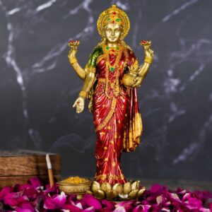 Goddess Lakshmi Standing Idol for Pooja