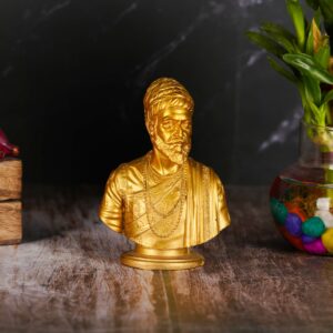 Chhatrapati Shivaji Maharaj Statue - Golden
