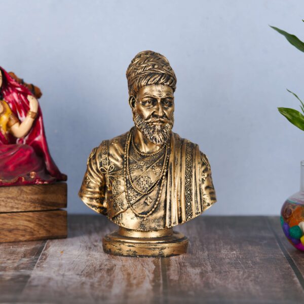 Antique Chhatrapati Shivaji Maharaj Statue For Home Decore