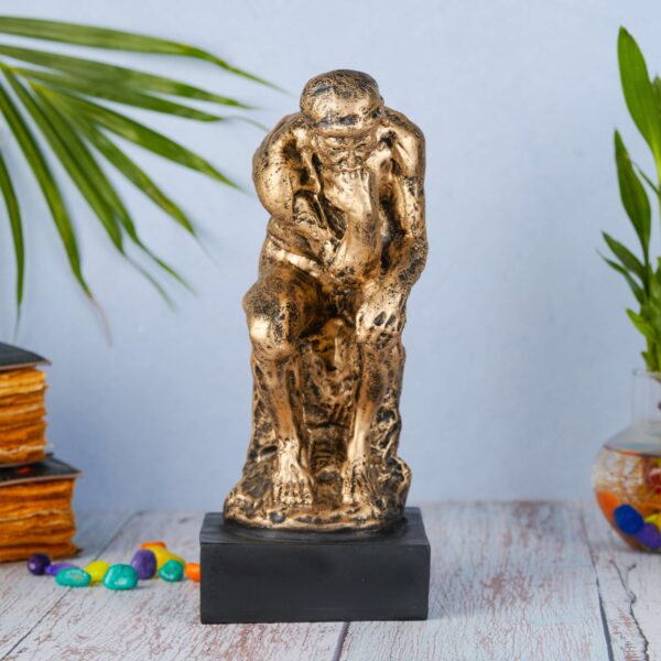 Antique Thinking Man Human Showpiece Statue for Home Décor