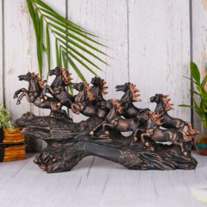 Eight Running Horse Statue for Luxury Office Home Décor