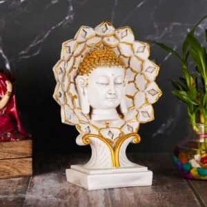Sunface Buddha Face Statues for Living Room