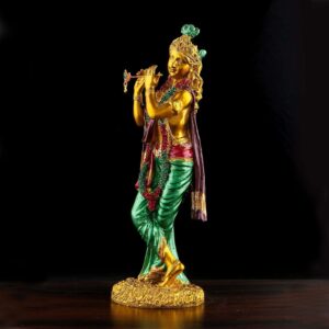 krishna flute statue standing kanha idol