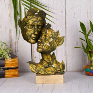 Harmony Leaf Loving Couple Sculpture