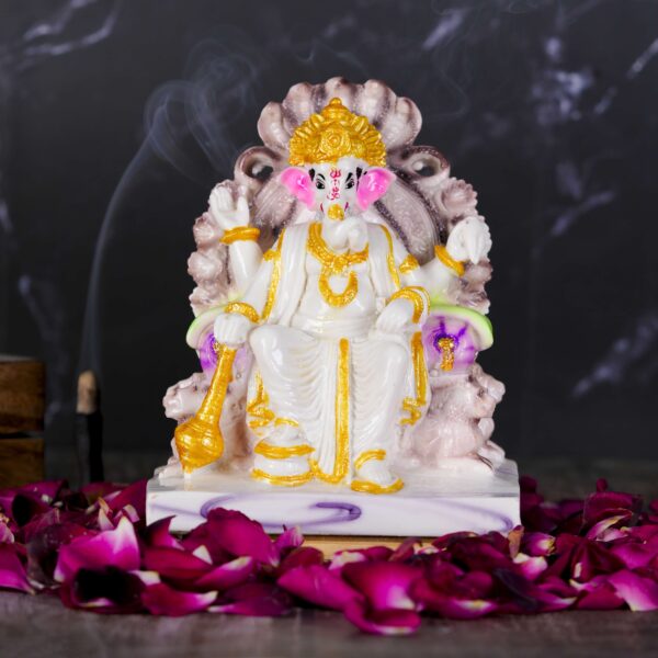 Polyresin Lord Ganesha Idol for Home Temple