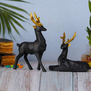Deer Family Set of 2 Showpiece