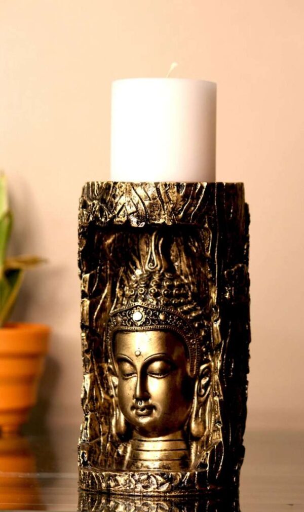 Vastu Lord Buddha Tealight Candle Holder