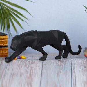 Black Jaguar Showpiece for Home Dcor - Small