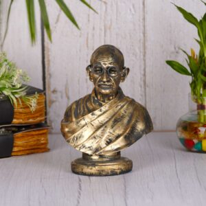 Mahatma Gandhi Sculpture - 8 INCH, Antique Bronze Colour